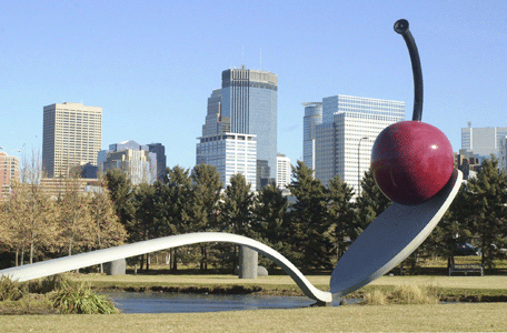 Spoonbridge and Cherry por Claes Oldenburg